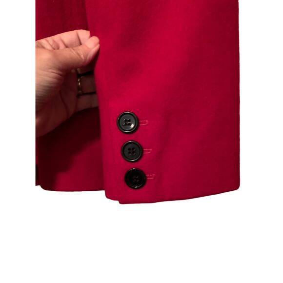 Tommy Hilfiger Red Wool Blend Jacket - XL - Picture 7 of 10
